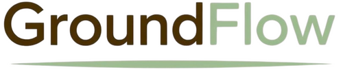 GroundFlow logo on a white background